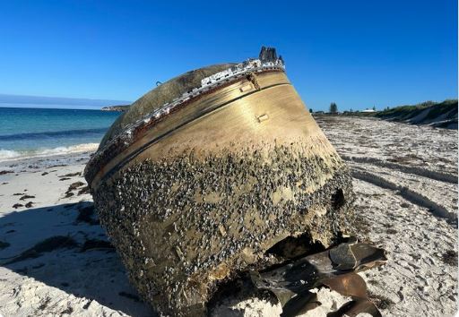 object on Australian shores