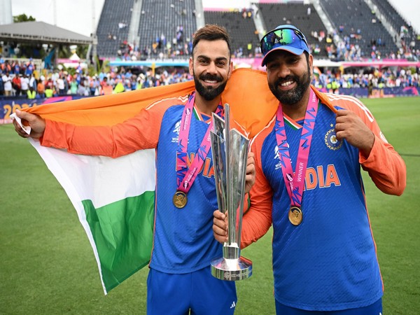 Rohit Sharma and Virat Kohli. (Photo- Sachin Tendulkar X)