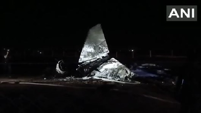 Air Force Jaguar fighter aircraft crashes