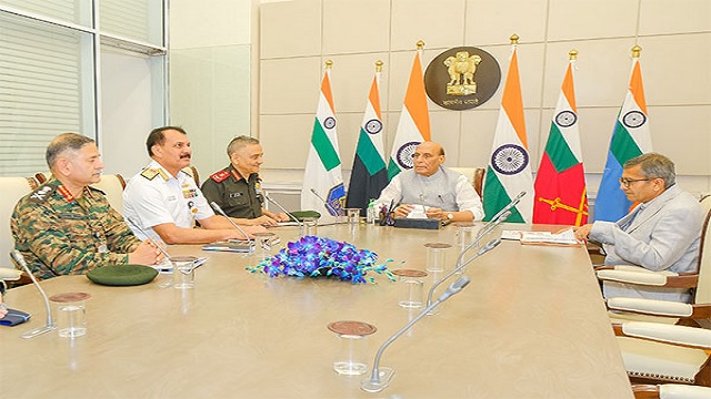 high-level meeting with Defence Secretary
