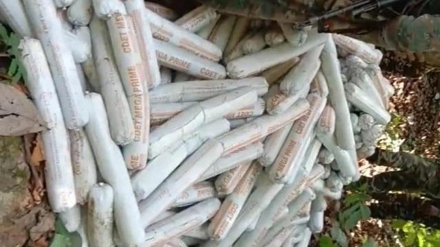 explosives seized