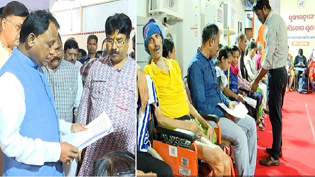 Public grievance hearing by Odisha CM