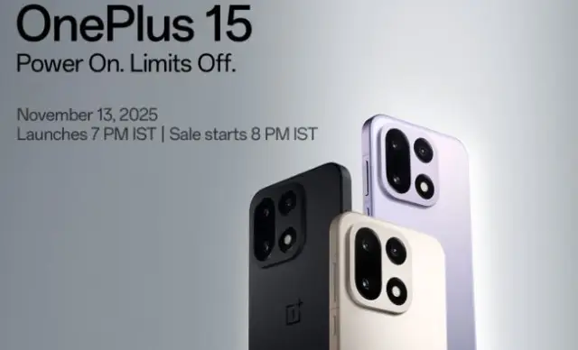 OnePlus 15 launch date in India