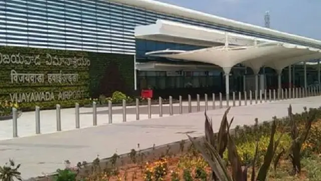 Fire at Gannavaram Airport