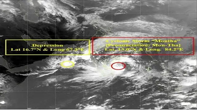 cyclonic storm montha